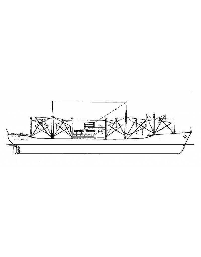 MBT 16.10.016 Frachtschiff ms "Nijkerk" (1958) - VNS - Nedlloyd