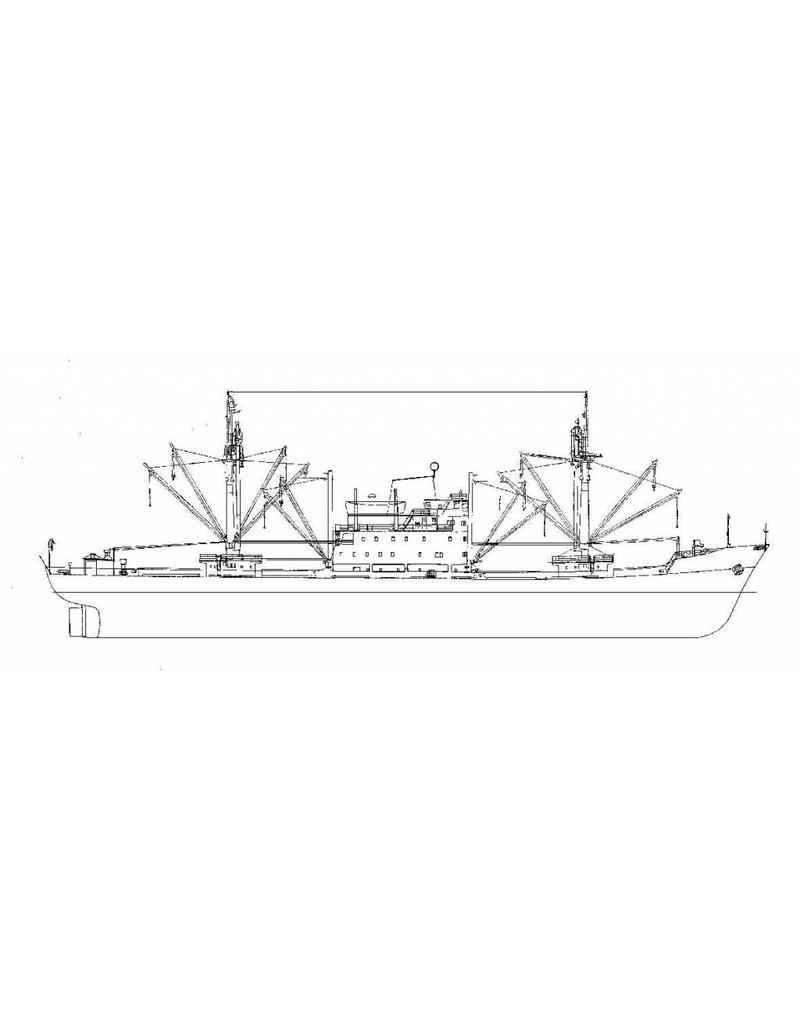 MBT 16.10.018 cargo ship ms "Dahomeykust" (1959) - VNS/HWAL - Nedlloyd
