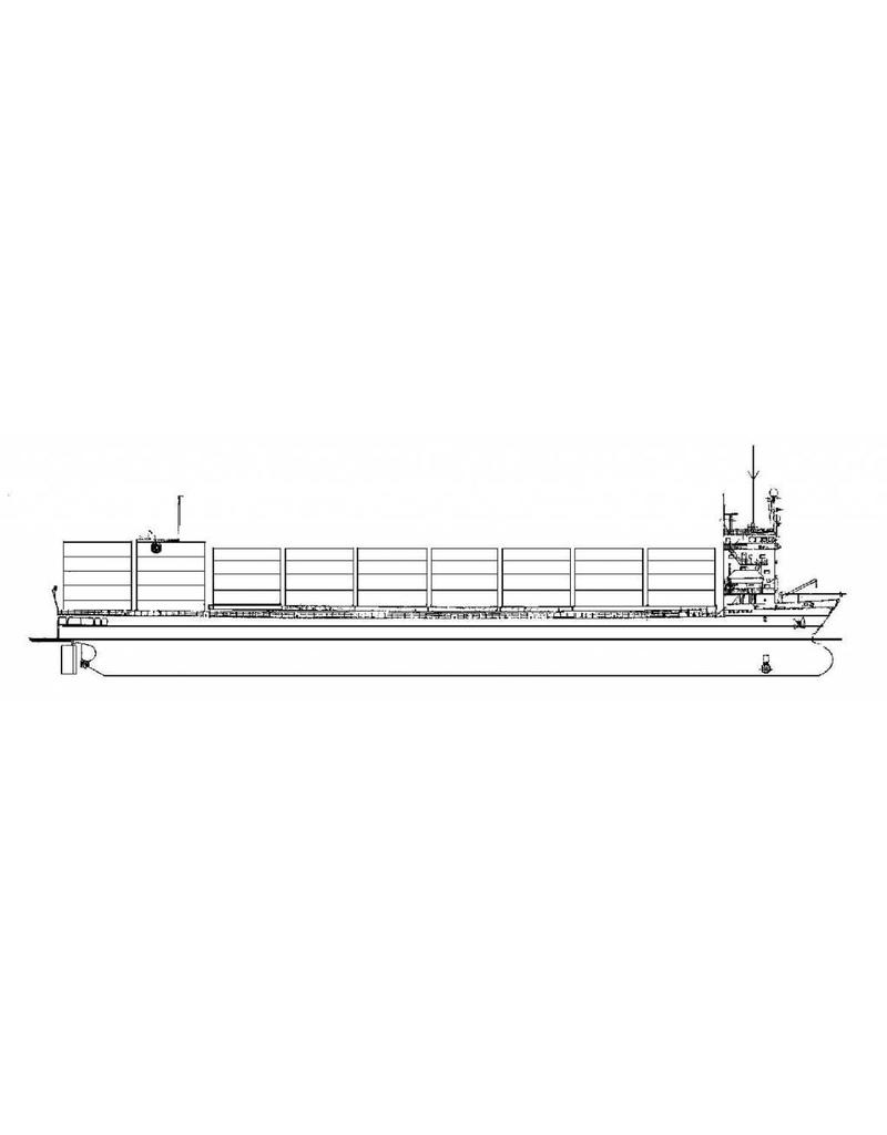 NVM 16.10.020 Containerschiff MS "Alarni" (1986) - Von Nievelt Goudriaan / Netcon