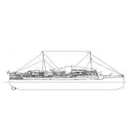 MBT Passagiersschiff ms "Dempo" (1929), "Baloeran"(1928) - Rott. Lloyd - Bauzeichnung Maßstab 1 : 96 (16.10.023)