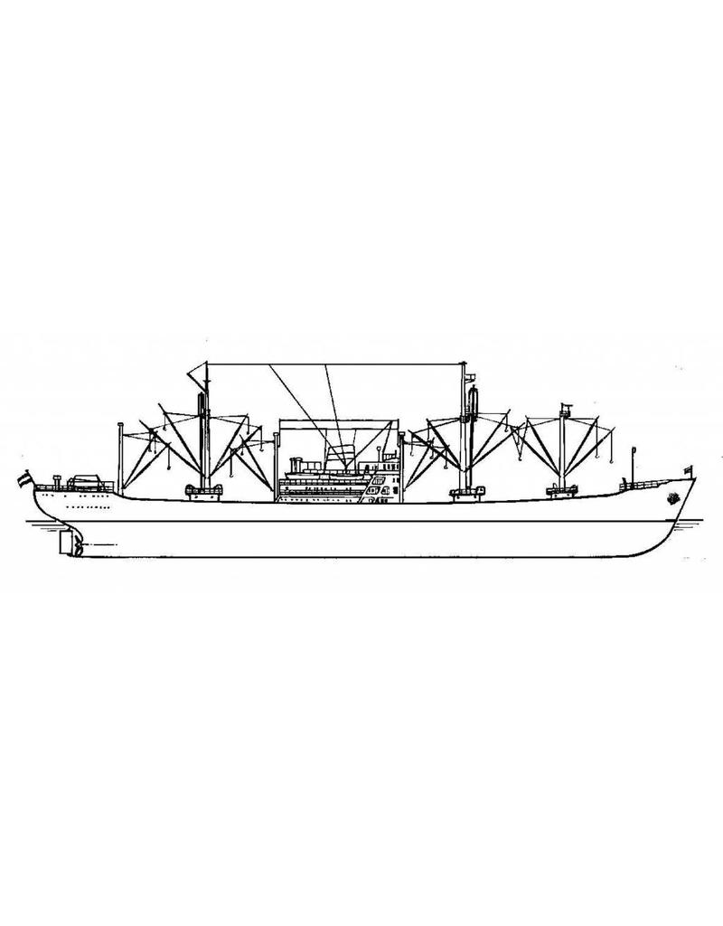 NVM 16.10.025 vrachtschip ms "Giessenkerk" (1956) - VNS/Nedlloyd