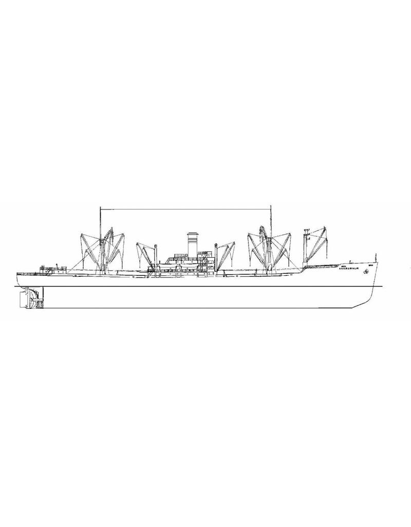 NVM 16.10.049 / A Frachter SS "Akkrum Dike" (1945 Victory Schiff) - HAL (1948)