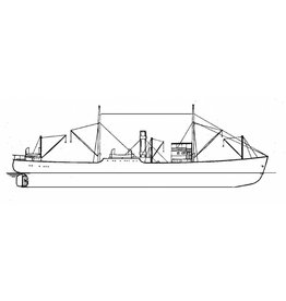 MBT 16.10.052 Frachtschiff ss" Ariadne" (1918) - KNSM