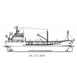 MBT Tanker ms "Stella Castor" (1980) - Reederei Theodora - Bauzeichnung Maßstab 1 : 100 (16.10.068)