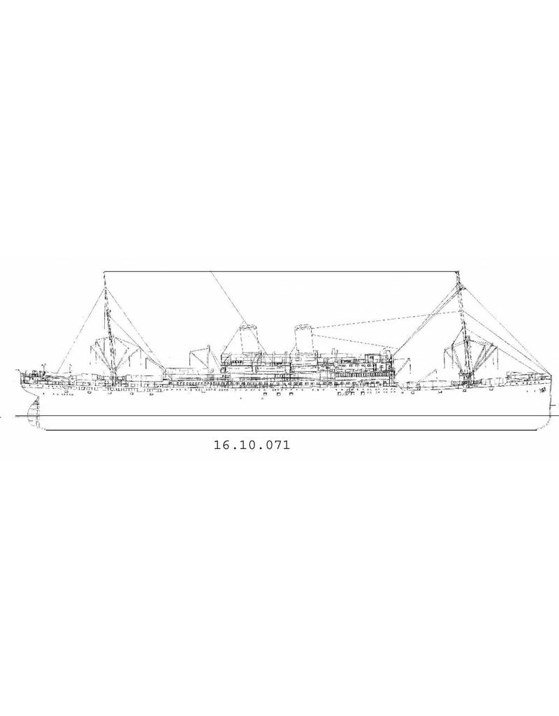 NVM 16.10.071 pass.schip ds ss "Nieuw Holland" (1928) - KPM/KJCPL(1947)