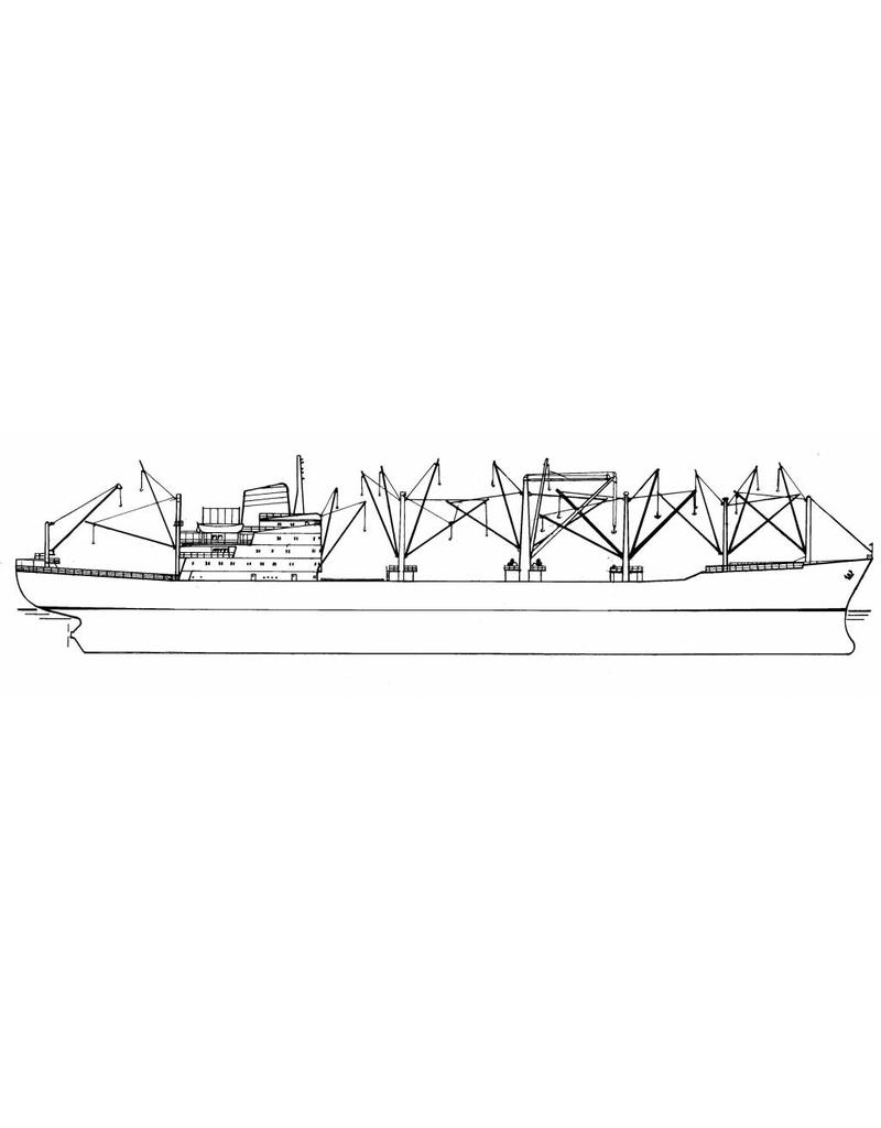 NVM 16.10.076 Frachter MS "Hammonia" (1965) - HAPAG / Hapag-Lloyd