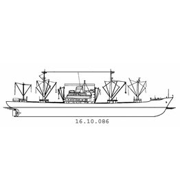 NVM 16.10.086 Frachter MV "Streefkerk" und zustersch. (1961) - VNS / Nedlloyd