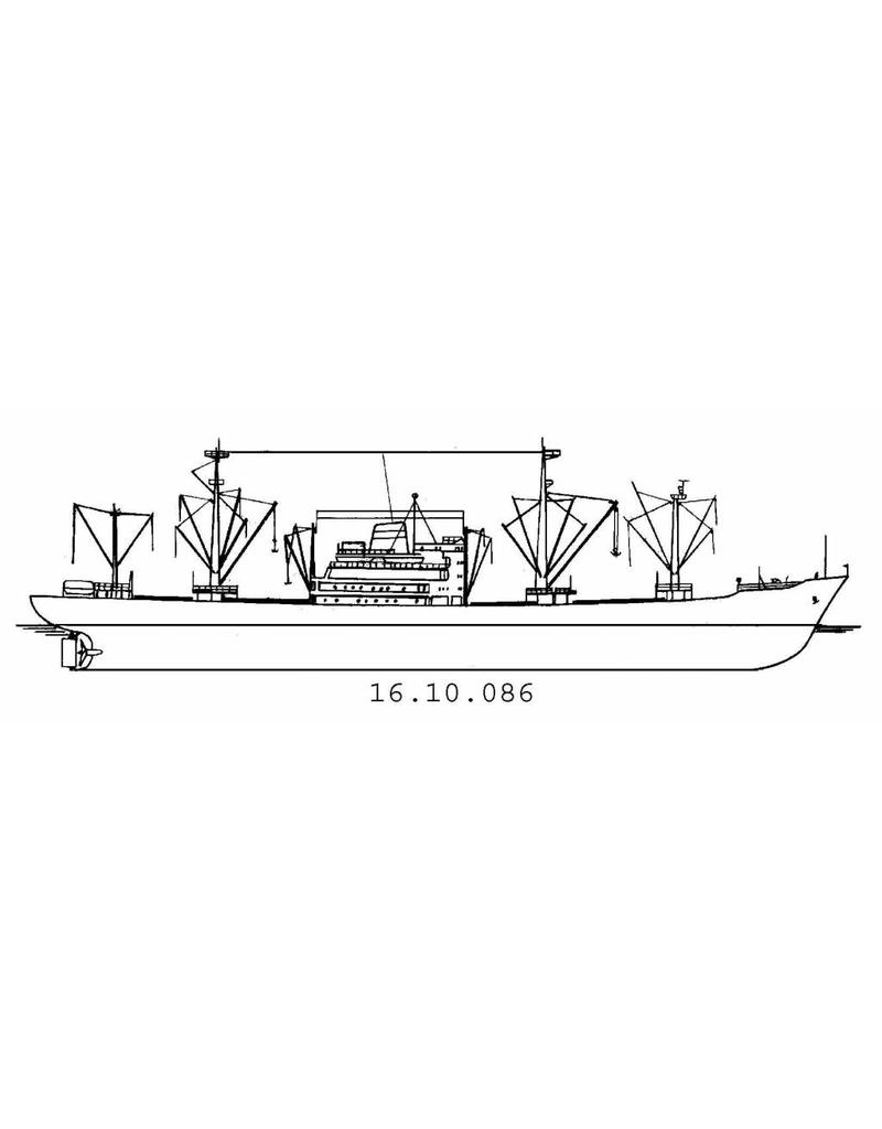 MBT 16.10.086 vrachtschip ms "Streefkerk" en zustersch. (1961) - VNS / Nedlloyd