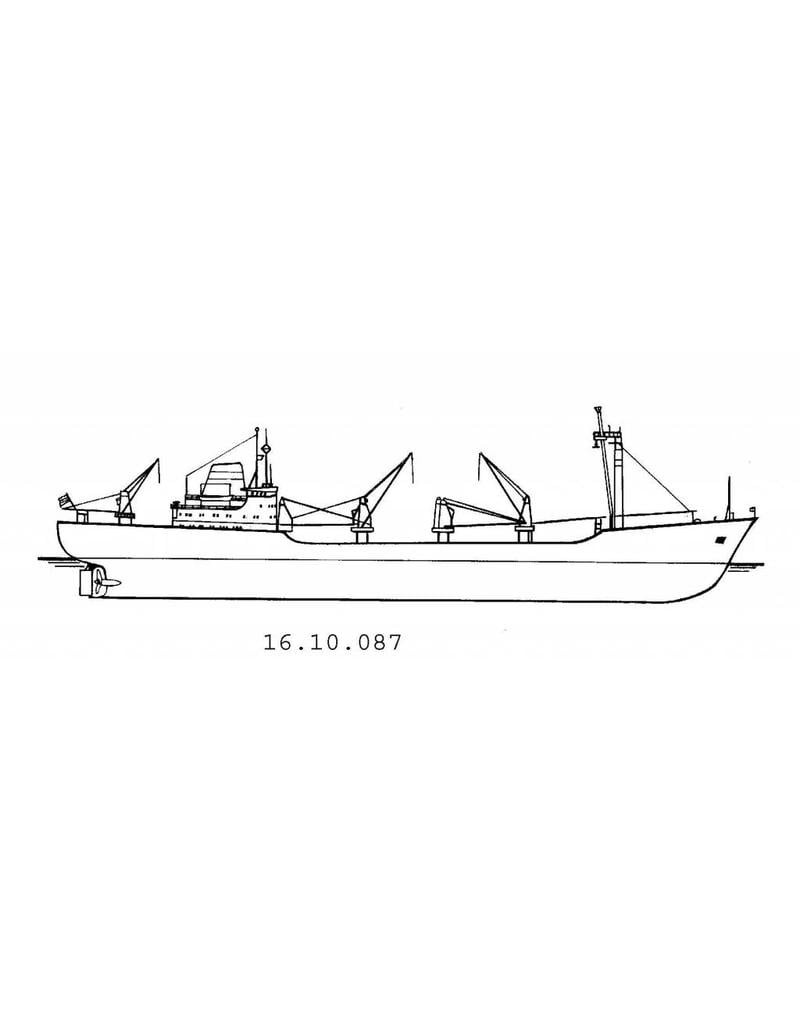 MBT 16.10.087 cargo ship ms "Wissekerk", "Westerkerk", "Waalekerk" (1967) - VNS/Nedlloyd