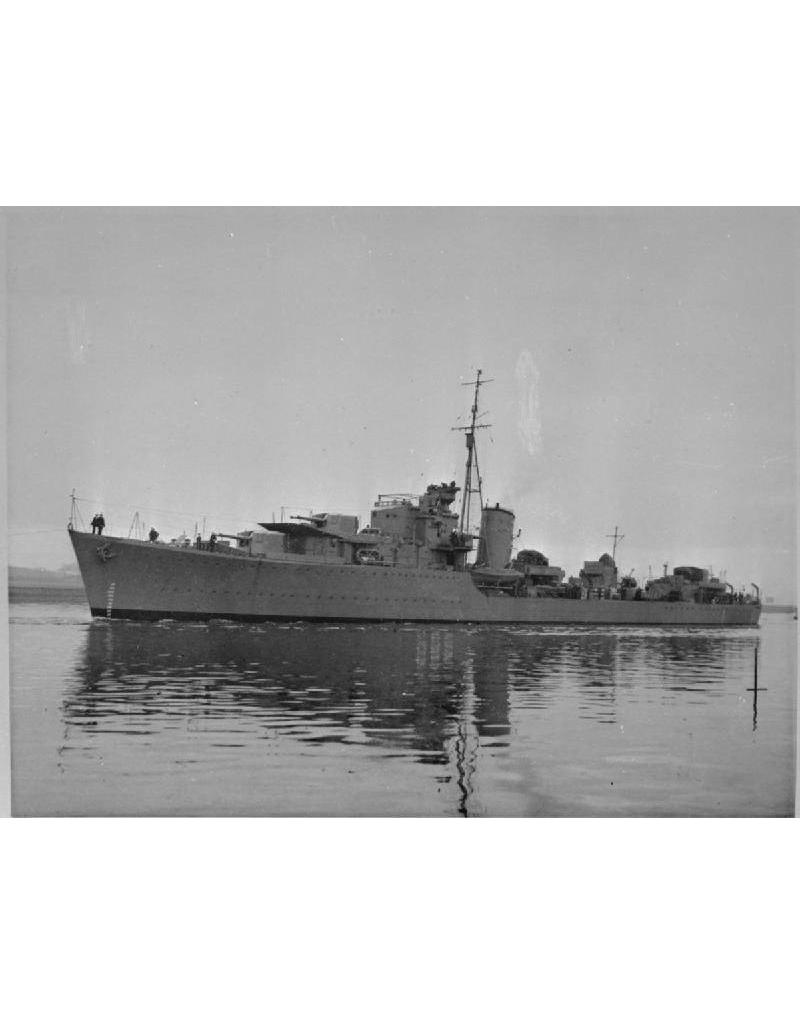 MBT 16.11.018 torpedobootjager HrMs "Van Galen" (1942) - ex HMS" Noble" (1939)