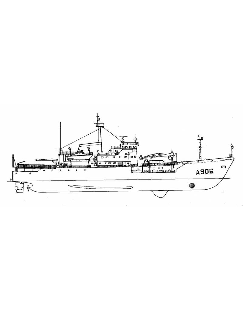 MBT 16.11.001 HrMs Oceanografisch onderzoeksvaartuig "Tydeman" A906 (1976)