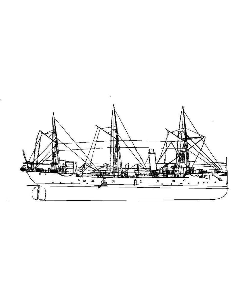 MBT 16.11.012 HrMs gunboat "Borneo" (1893) (4th class screw steamship)