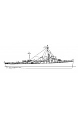 NVM 16.11.017 fregat HrMs "Van Ewijck" F808 (1950) - ex USS" Gustafson" (1943) - Van Amstel klasse