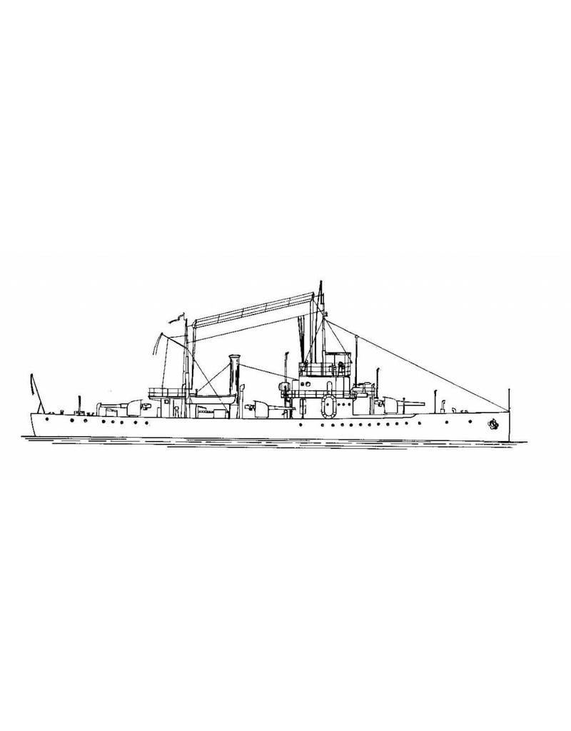 MBT 16.11.021 Armoured gunboat HrMs "Gruno" (1915); Brinio-class, from 1935 gunboat