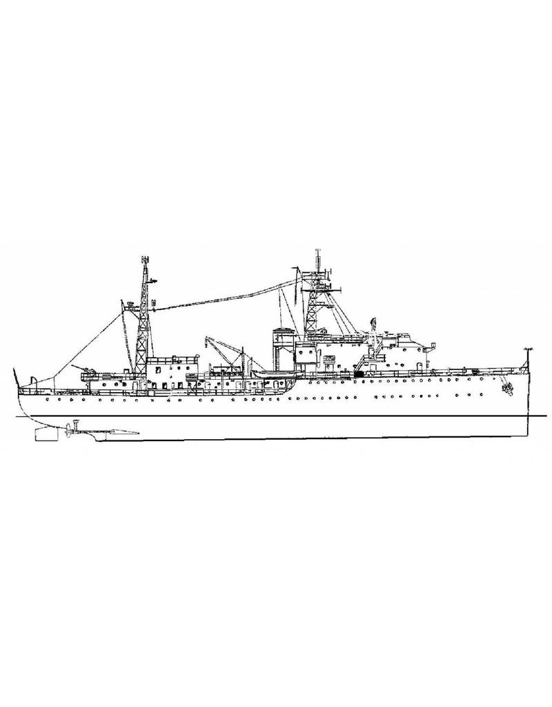 NVM 16.11.025 Radar Anweisung Schiff HRMS "Sumba" (nach der Renovierung 1957)