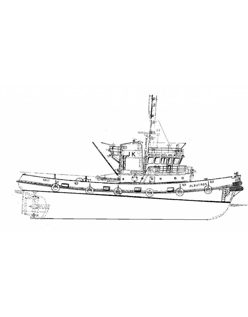 MBT 16.14.020 Küsten-Schleppboot MS Albatros (1986) - Kooren - ex Bugsier 24 (1959)
