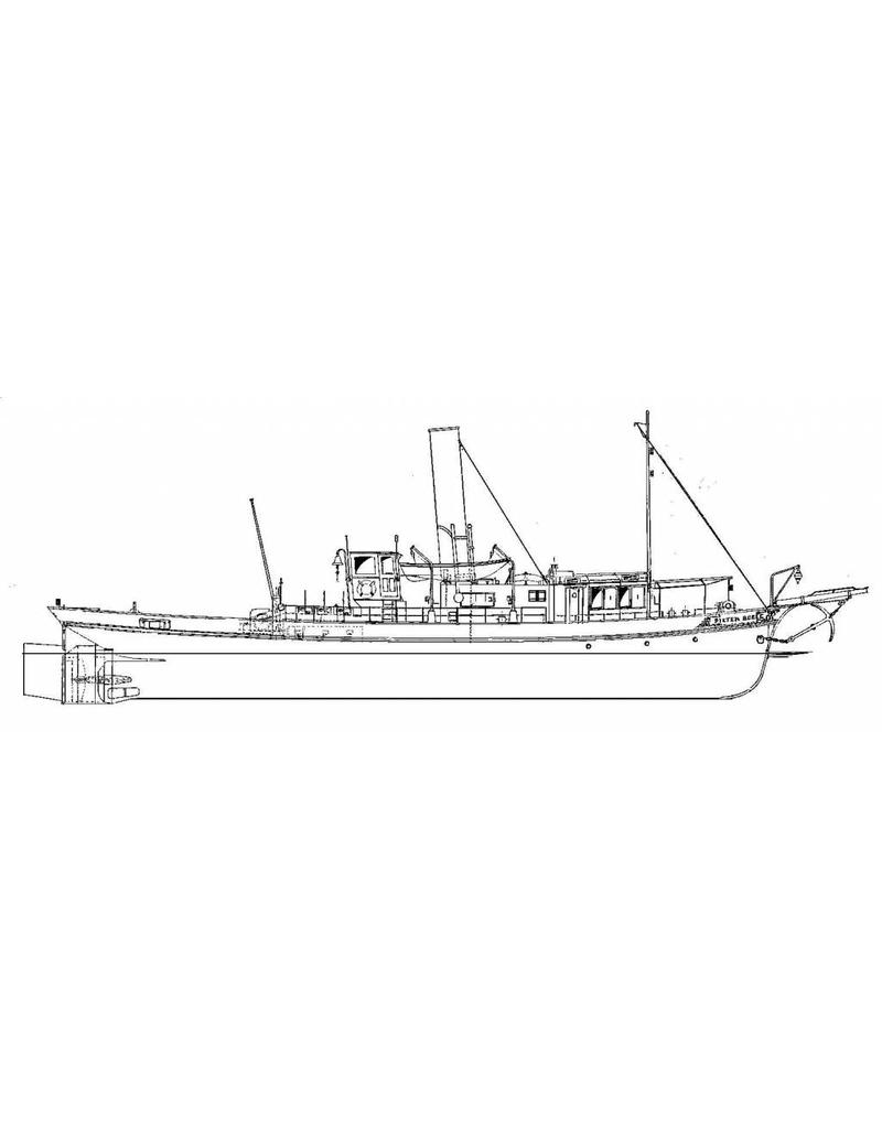 MBT 16.14.022/A riviersleepboot ss Pieter Boele (1893) in oorspr. Uit. - St. Buitenmuseum Leuvehaven