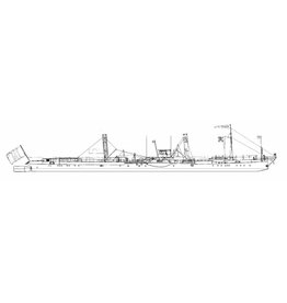 MBT 16.14.046 paddle wheel Rhine tugboat ss Brest (1923) - Comp. Gen. du Nav. du Rhin