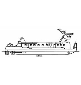 MBT 16.14.054 MV Stinnes Schub I pusher tug (1983) - Stinnes - (1998) Rhenus Schub I