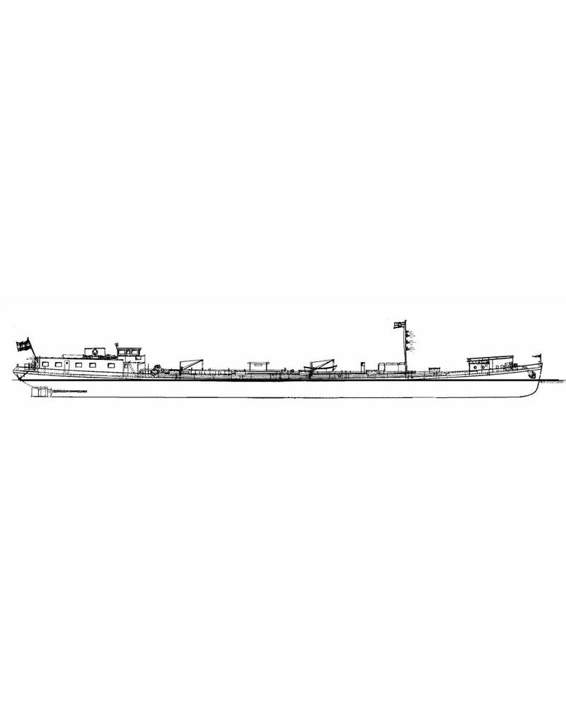 MBT 16.15.004 binnenvaarttanker ms "Caucasia" (1951) - Phs. Van Ommeren