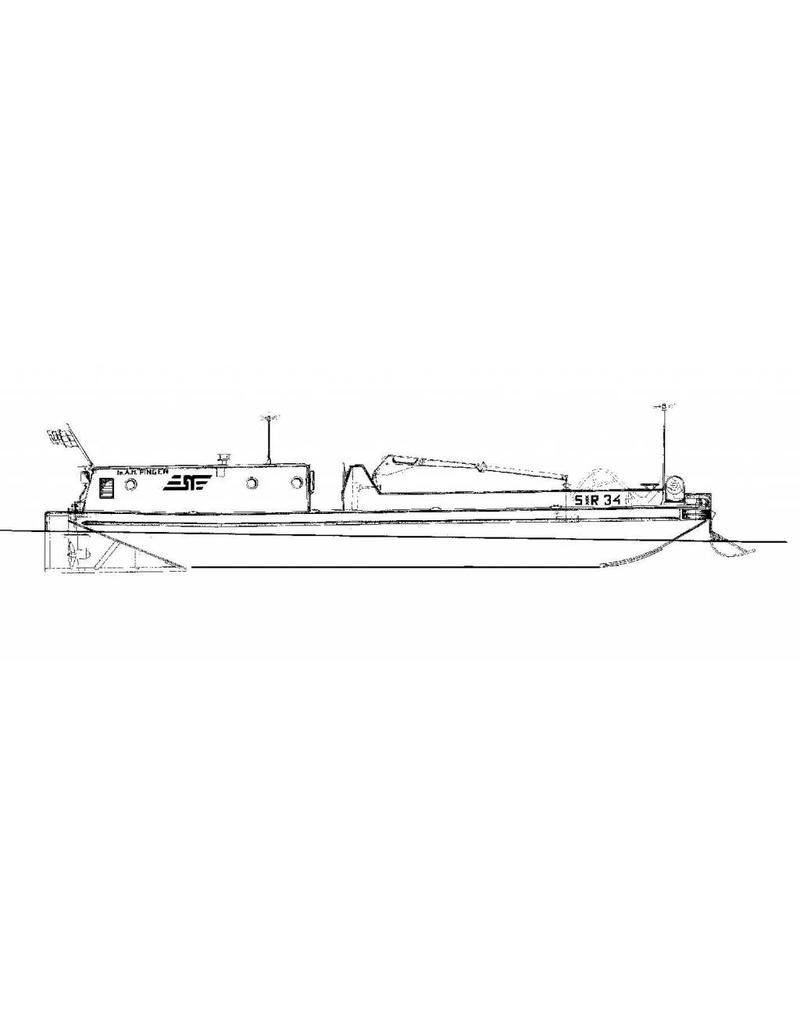 MBT 16.18.031 drijfvuil visboot SR 34, ir. A.M. Pingen (1984) - Stadsreiniging A'dam