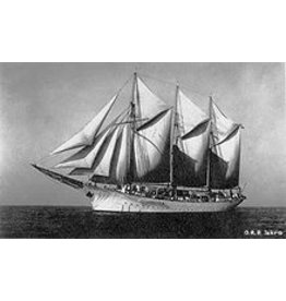 MBT Three-masted topsail schooner "Iskra" (Vlissingen 1917) - Construction Drawing Scale 1 : 100 (10.00.004)