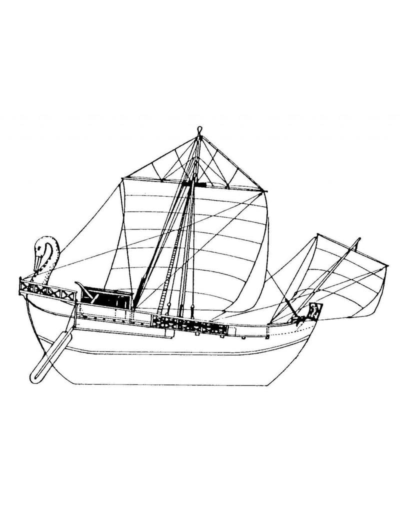 MBT Roman merchant ship - Construction Drawing Scale 1 : 200 (10.00.005)