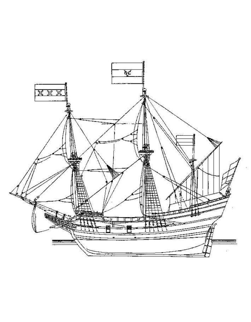 MBT 10.00.009 koopvaarder "d?Halve Maen" (ca. 1609)