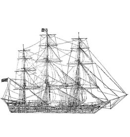 MBT 10.00.012 walvisvaarder "Charles W. Morgan" (1841) (volschip)