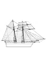 MBT Clipper schooners "City" (1854) & "Scottish Maid" (1839) - Construction Drawing Scale 1 : 200 (10.00.015)