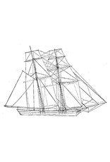 MBT Baltimore clipper "Fair Rosamond" ex "Dos Amigos" (ca 1832) - Building Plan Scale 1 : N/A (10.00.019)