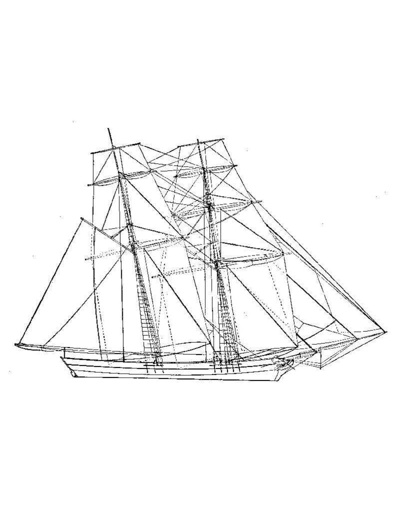 MBT 10.00.019 Baltimore clipper "Fair Rosamond" ex "Dos Amigos" (ca 1832)