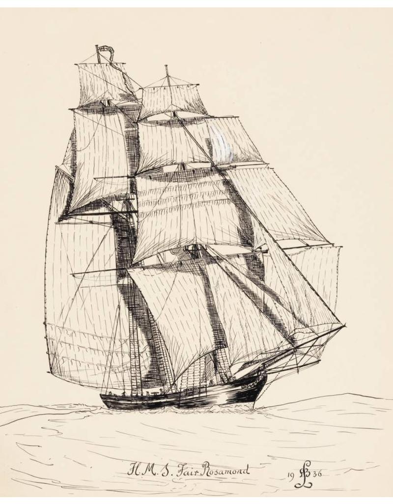 MBT 10.00.019 Baltimore clipper "Fair Rosamond" ex "Dos Amigos" (ca 1832)