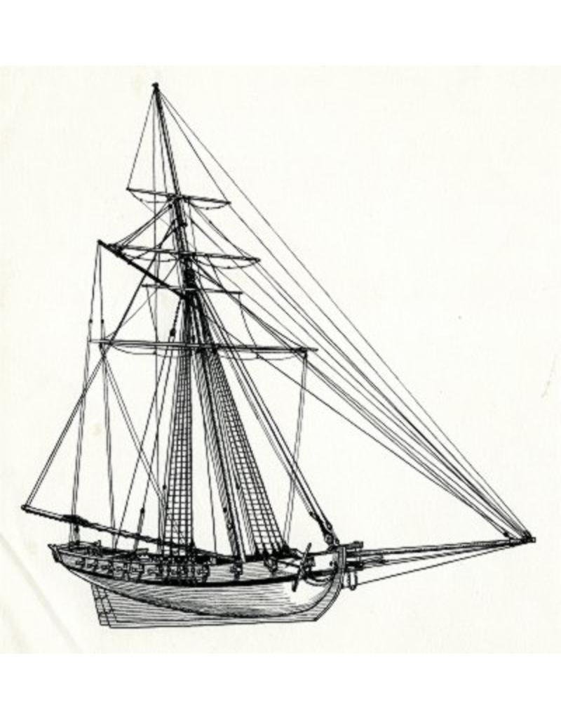 MBT 10.01.001 Holländischer Kriegskutter mit 24 Kanonen (1781)