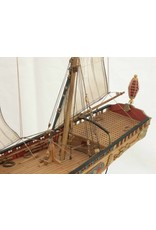 MBT Noord Afrikaans zeilschip Chebec (1750 - 1786) - Bouwtekening Schaal 1 : 75 (10.01.022)
