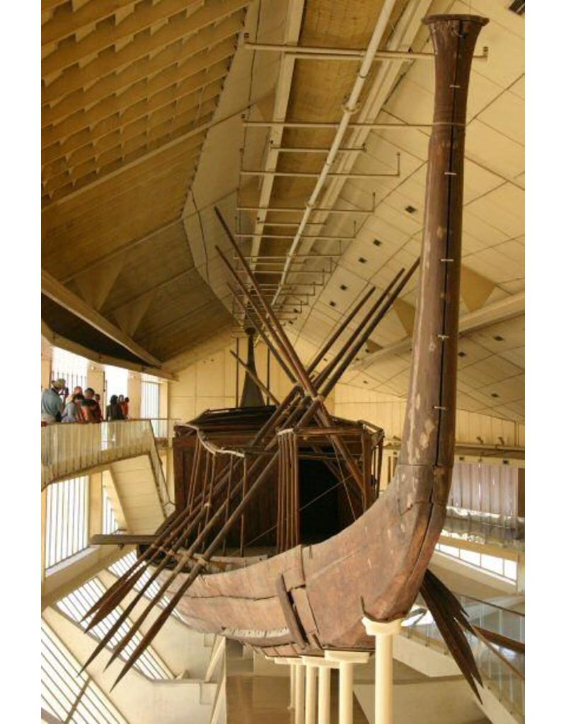 MBT Egyptian barque (c. 2500 BC) – Construction plan, scale 1:50 (10.02.008)