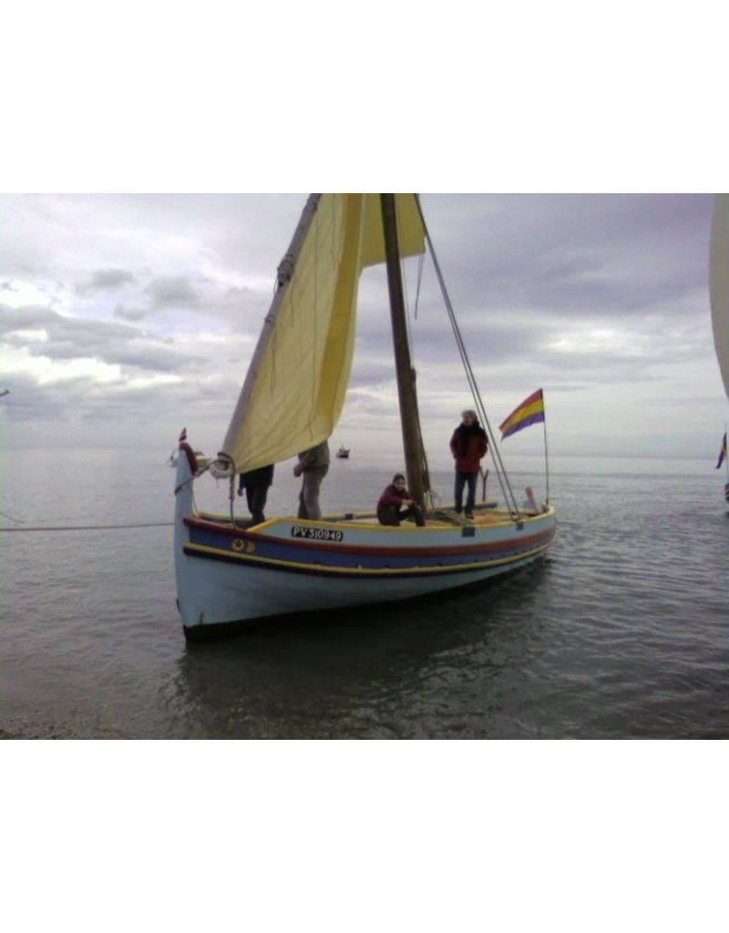 MBT 10.03.037 Barque Catalan, vissersboot van de Languedoc en CataloniÌÎÌà