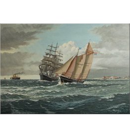 NVM 10.04.002 houten loodsschoener "Vlissingen 8" (ca 1890-1900)