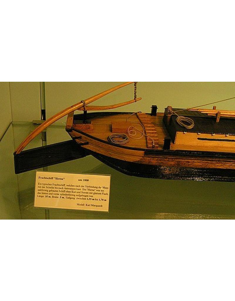 MBT Herna, Maas ship (19th century) - Construction drawing Scale 1 : 100 (10.05.010)