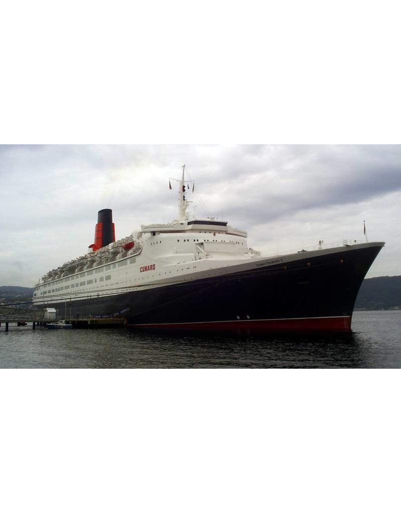 MBT Passenger ship SS "Queen Elizabeth 2" (1969) - Cunard - Construction plan Scale 1:550 (10.10.013)
