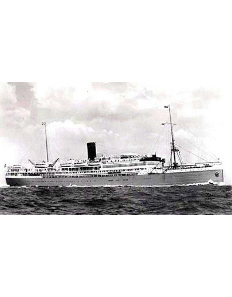 MBT Passenger ship SS "Sibajak" (1928) - Rotterdam Lloyd - Construction drawing Scale 1:500 (10.10.106)