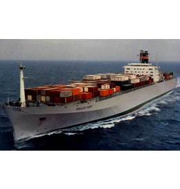 MBT Containerschiff ms "Nedlloyd Houtman" (1977) - Nedlloyd; "NL Hoorn" - Bauzeichnung Maßstab 1 : 500 (10.10.114)