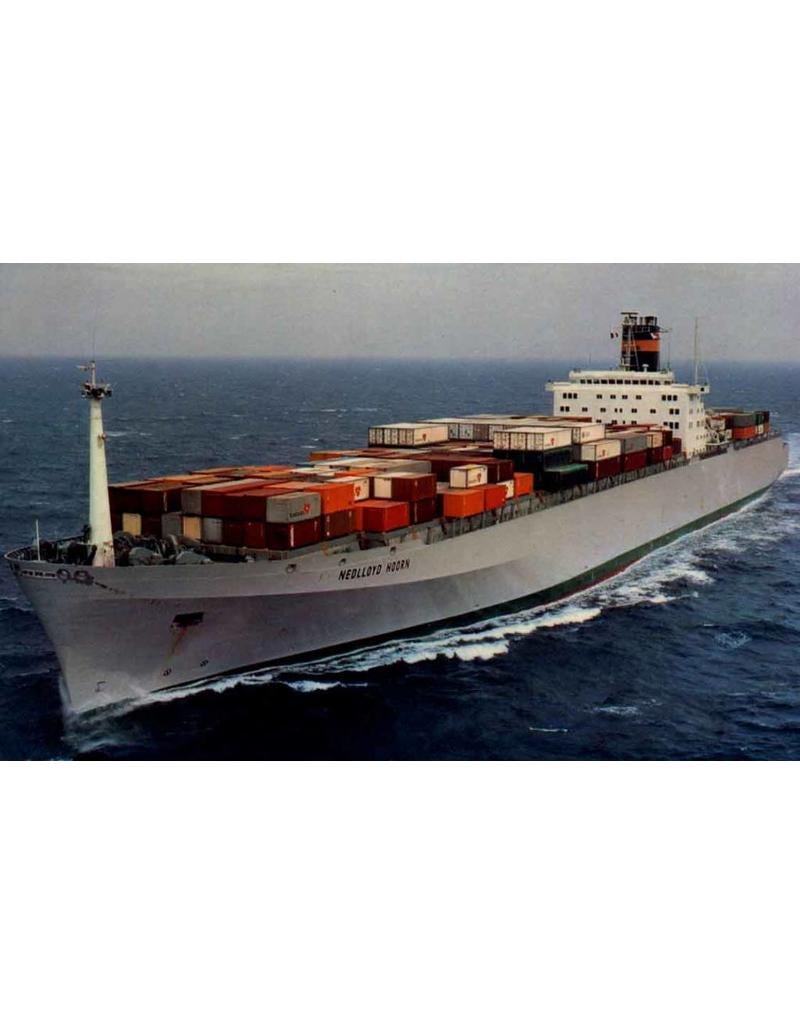 MBT Container ship ms "Nedlloyd Houtman" (1977) - Nedlloyd; "NL Hoorn" - Construction Drawing Scale 1 : 500 (10.10.114)