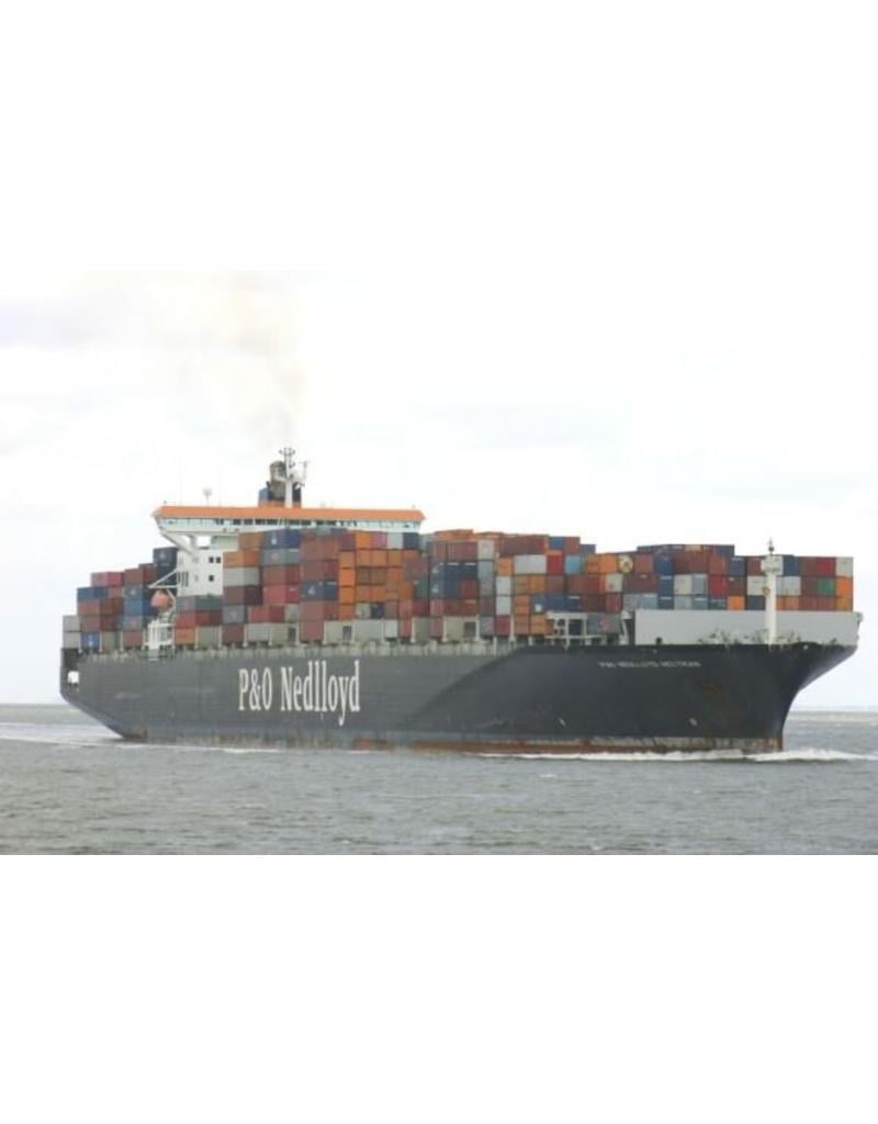 MBT Container ship ms "Nedlloyd Houtman" (1977) - Nedlloyd; "NL Hoorn" - Construction Drawing Scale 1 : 500 (10.10.114)