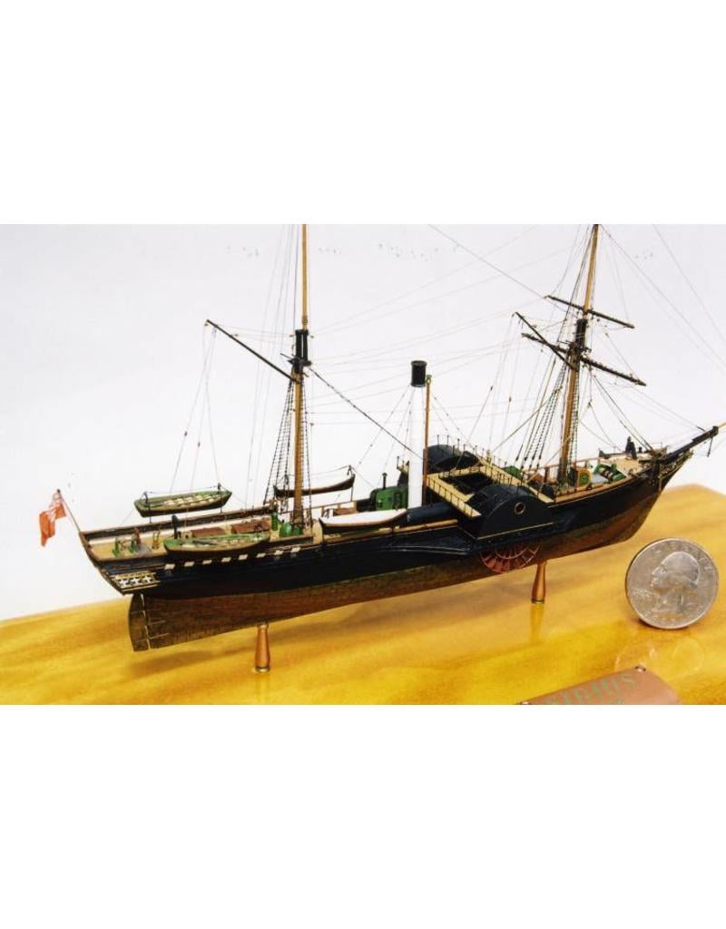 MBT Wheel steamer SS "Sirius" (1837) - St. George Steam Packet Co. - Construction plan, scale 1:50 (10.10.117)
