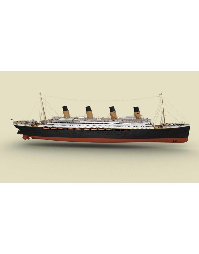 MBT Passenger Ship RMS ss "Titanic" (1909) - White Star Line - Construction Drawing Scale 1 : 150 (10.10.121)