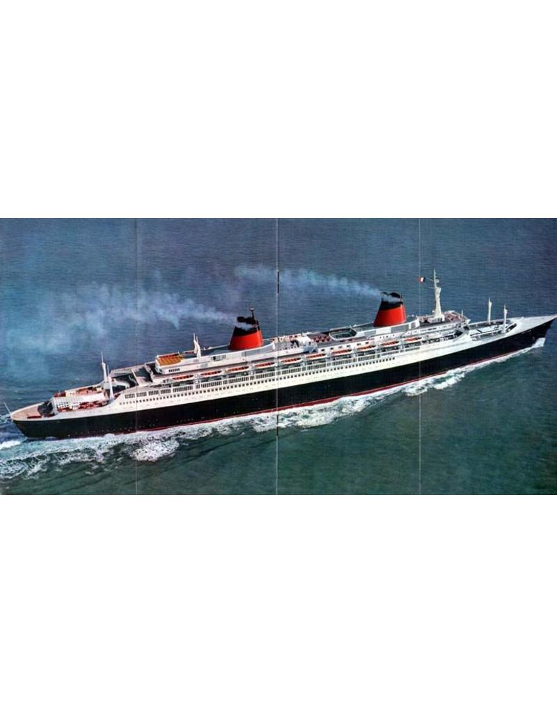 MBT Passenger ship SS "France" - Comp. Gen. Atlantique - Construction drawing Scale 1:200 (10.10.136)