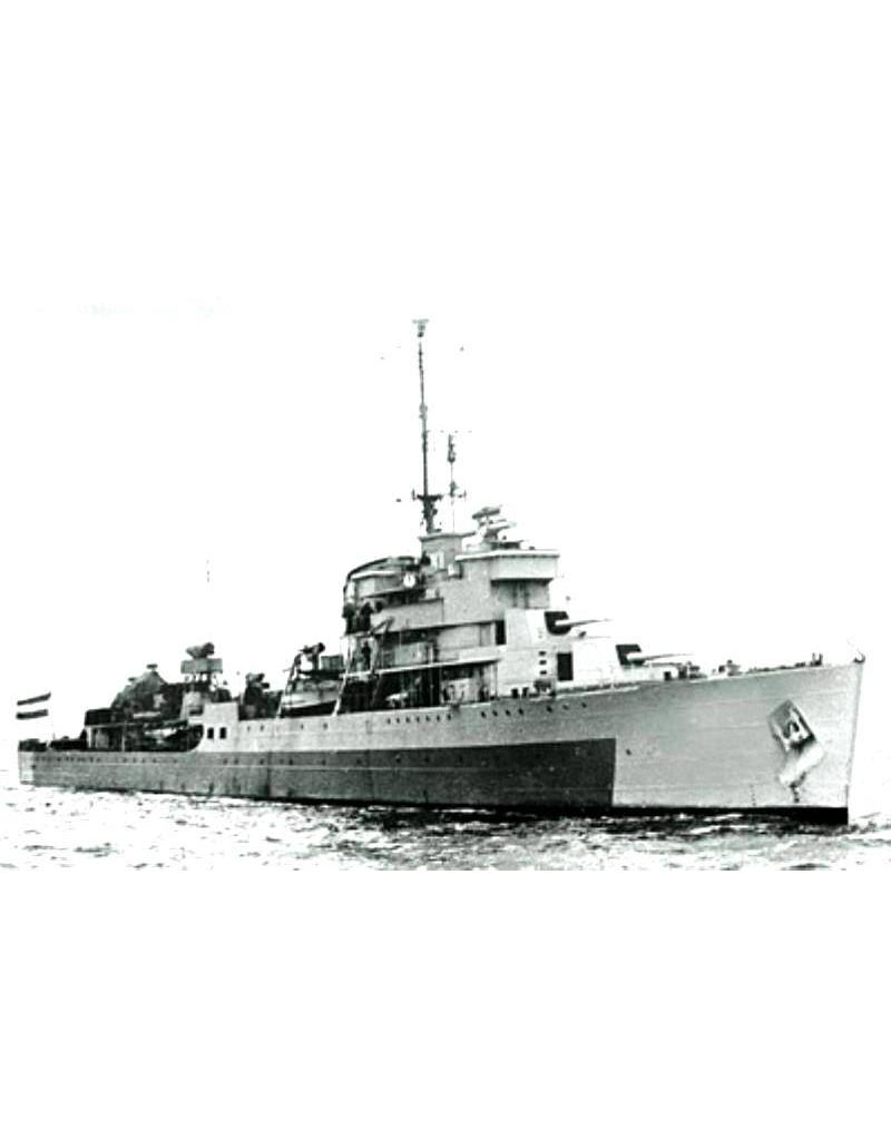 MBT HrMs Flotilla Leader "Tromp" (1938) - Construction Drawing Scale 1:200 (10.11.016)