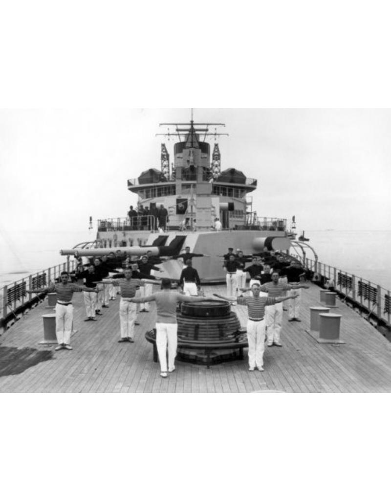 MBT HrMs cruiser "De Ruyter" (1936) – Construction drawing, scale 1:100 (10.11.019)