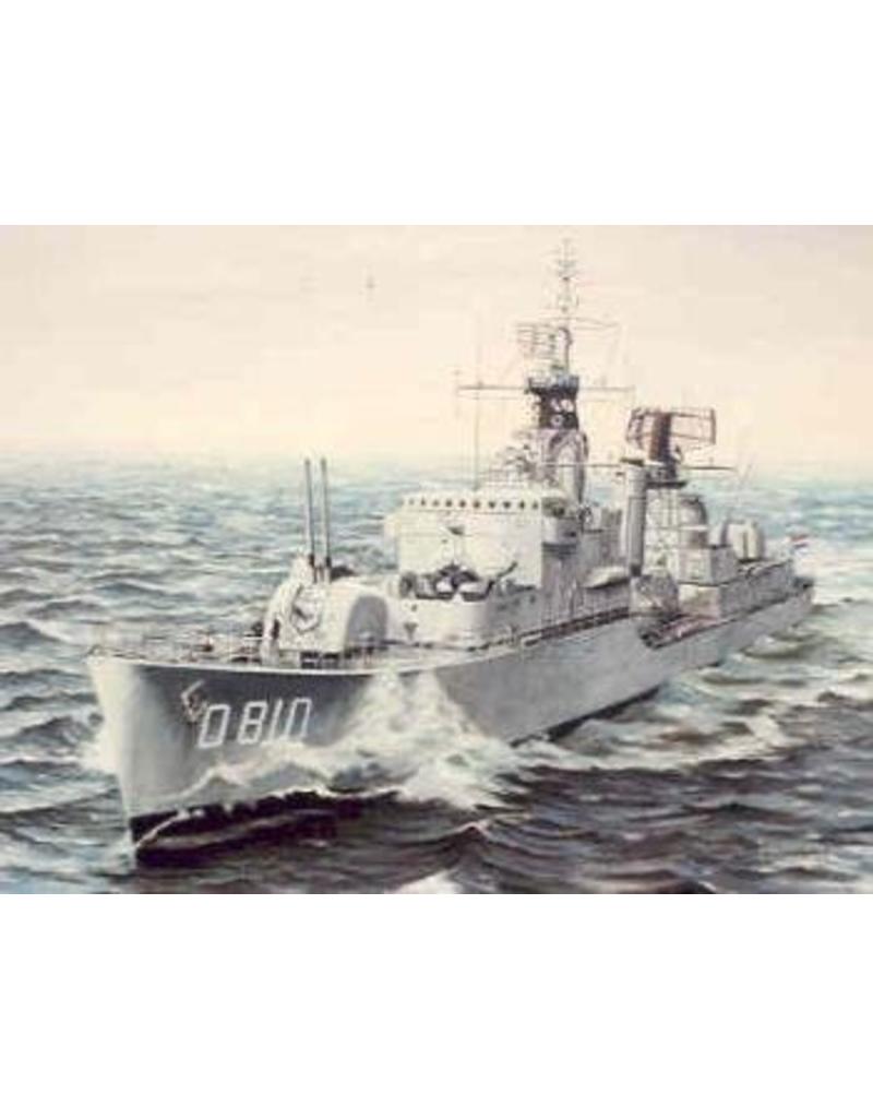 MBT "Holland" class destroyers (1954/55); "Holland", "Zeeland", "Noord Brabant", "Gelderland" - Construction drawing, scale 1:100 (10.11.025)